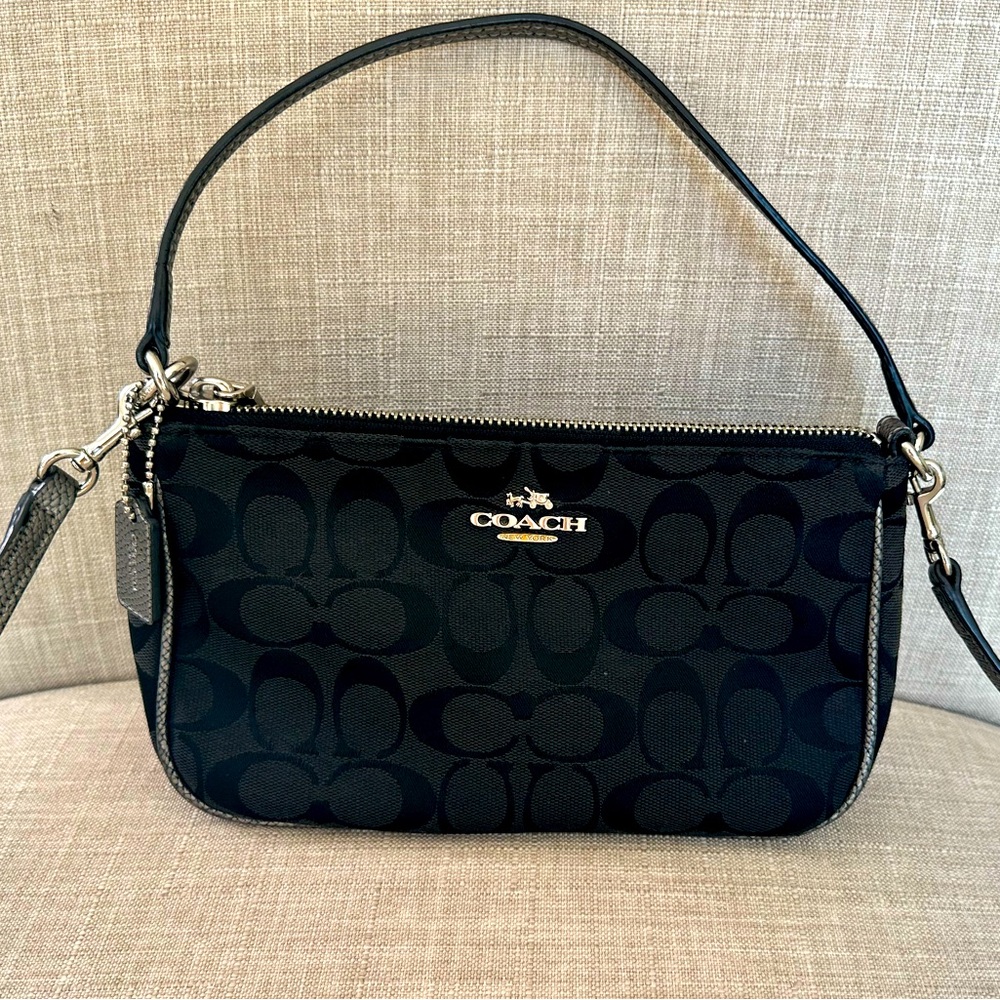 Authentic Coach signature small Crossbody